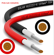 Câbles Solaires — Résistants aux UV, section adaptée